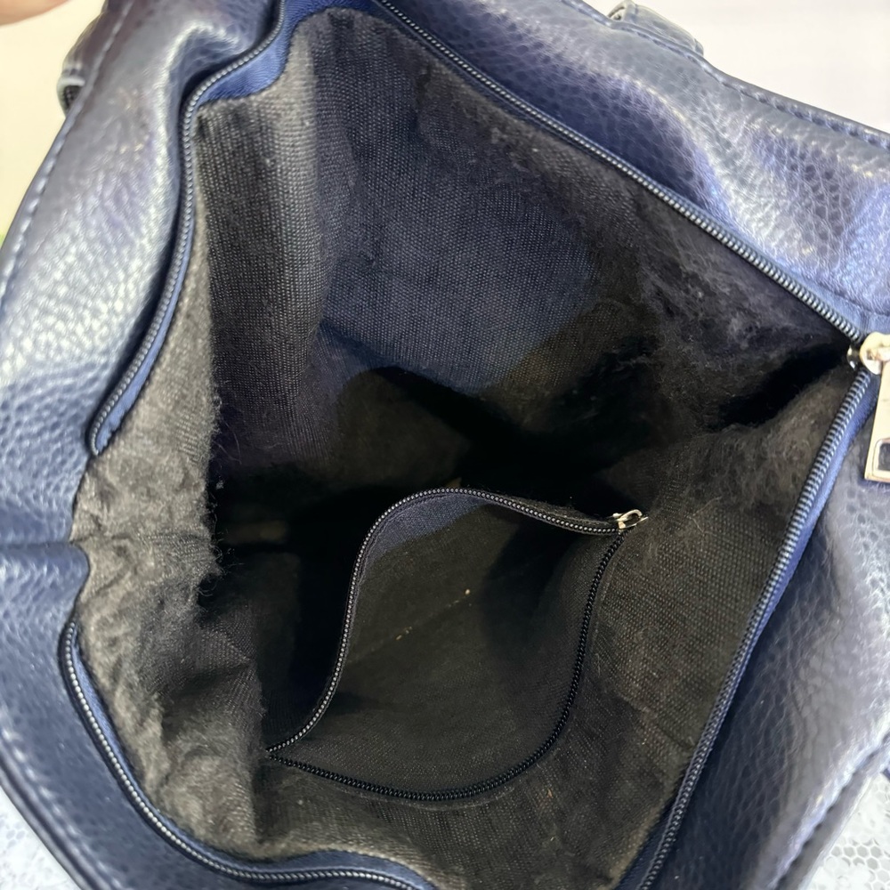 Maalex Leather  Navy Blue Womens Shoulder Bag - Picture 10 of 15